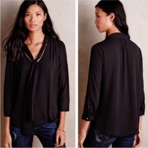 Anthropology HD in Paris, Black Blouse